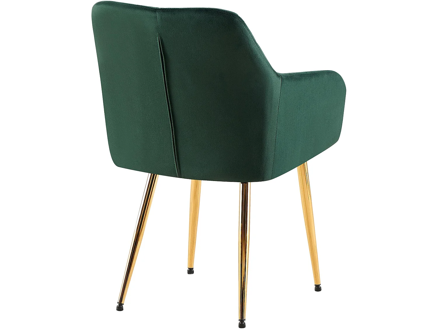 chaises avec accoudoirs - Velours - Vert - Monett