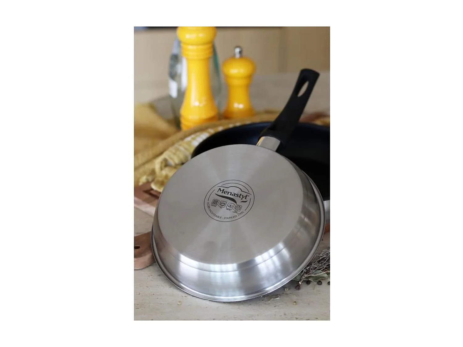 Menastyl - Poele First 20cm En Acier Inoxydable