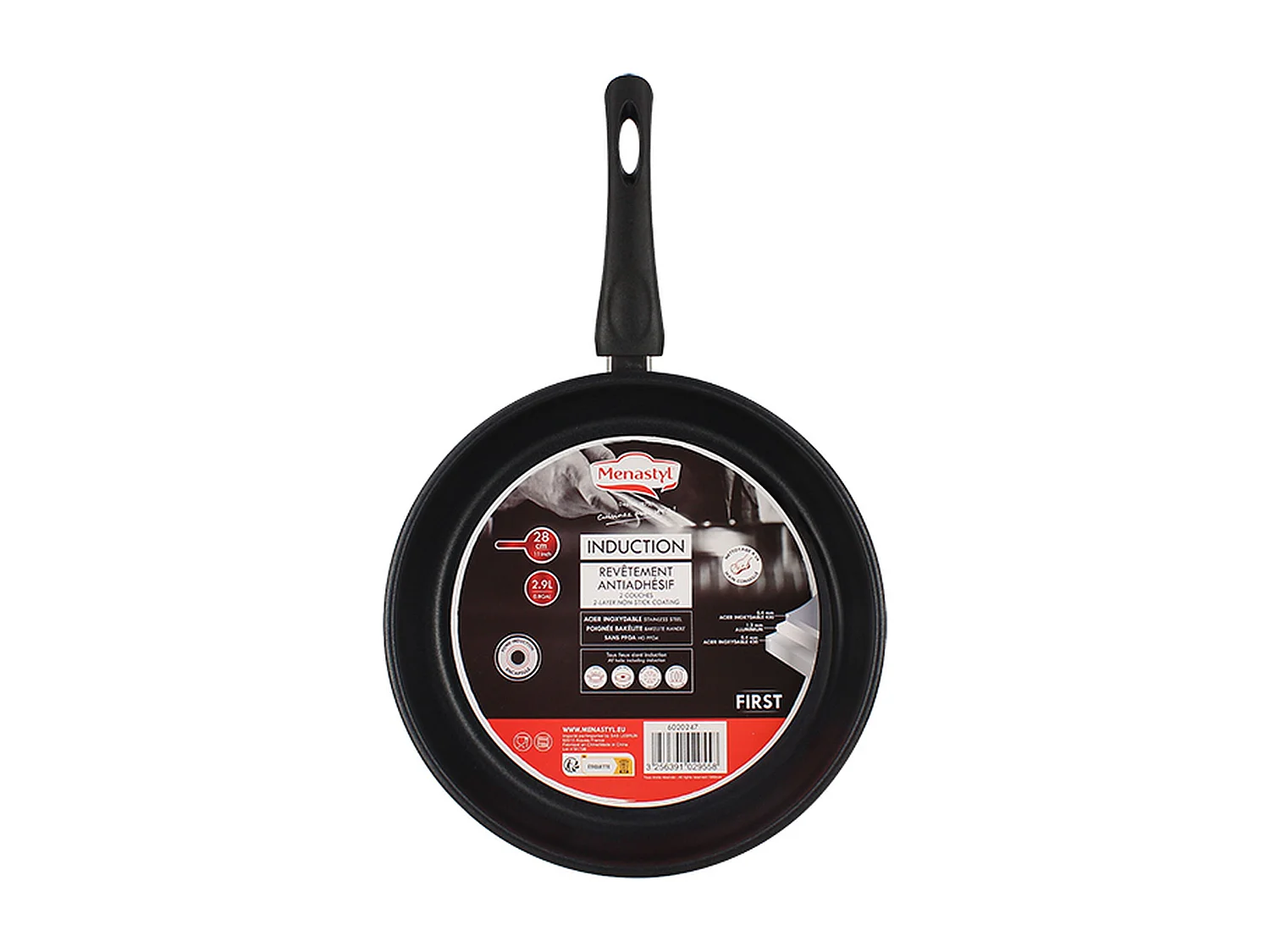 Menastyl - Poele First 28cm En Acier Inoxydable