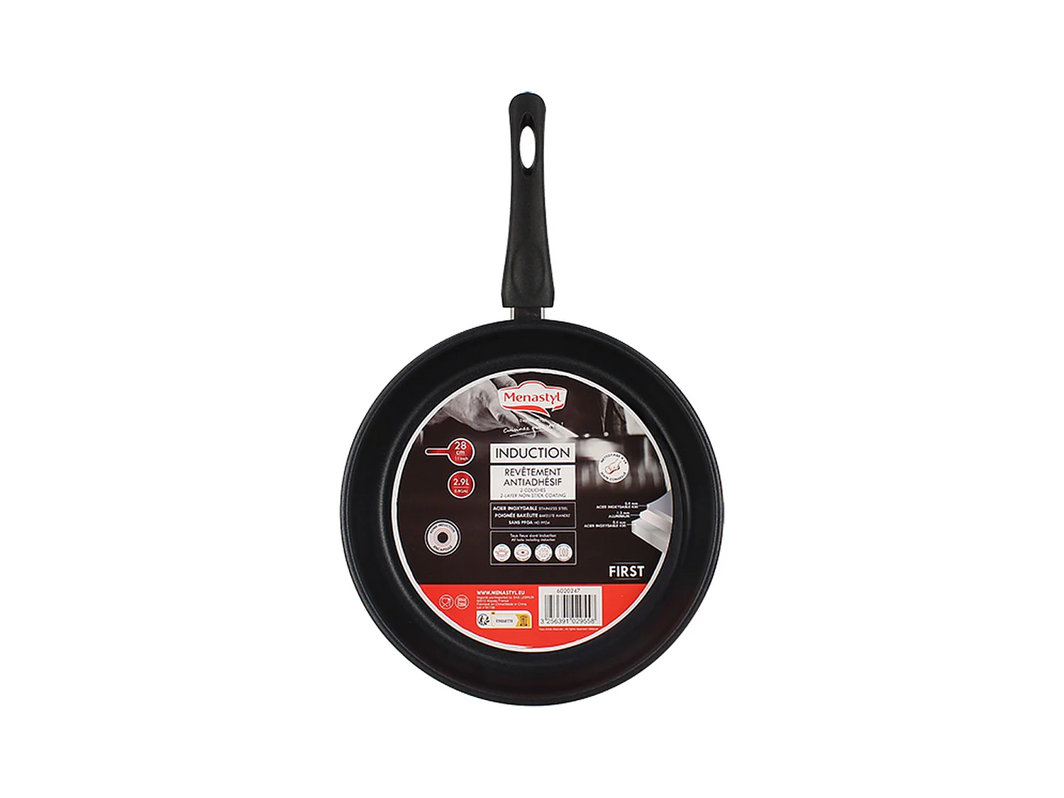 Menastyl - Poele First 28cm En Acier Inoxydable