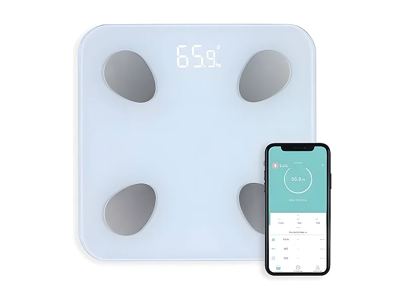 Pèse-personne connecté Blanc