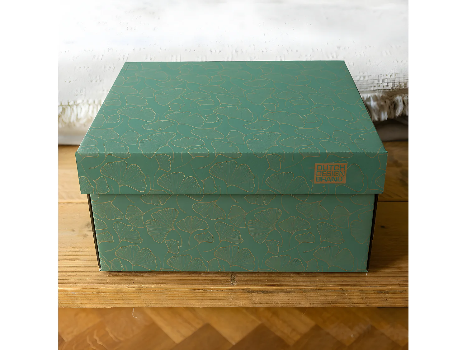 Boite de rangement Gorgeous Ginkgo 39,5x32x21cm Vert  Dutch Design Brand