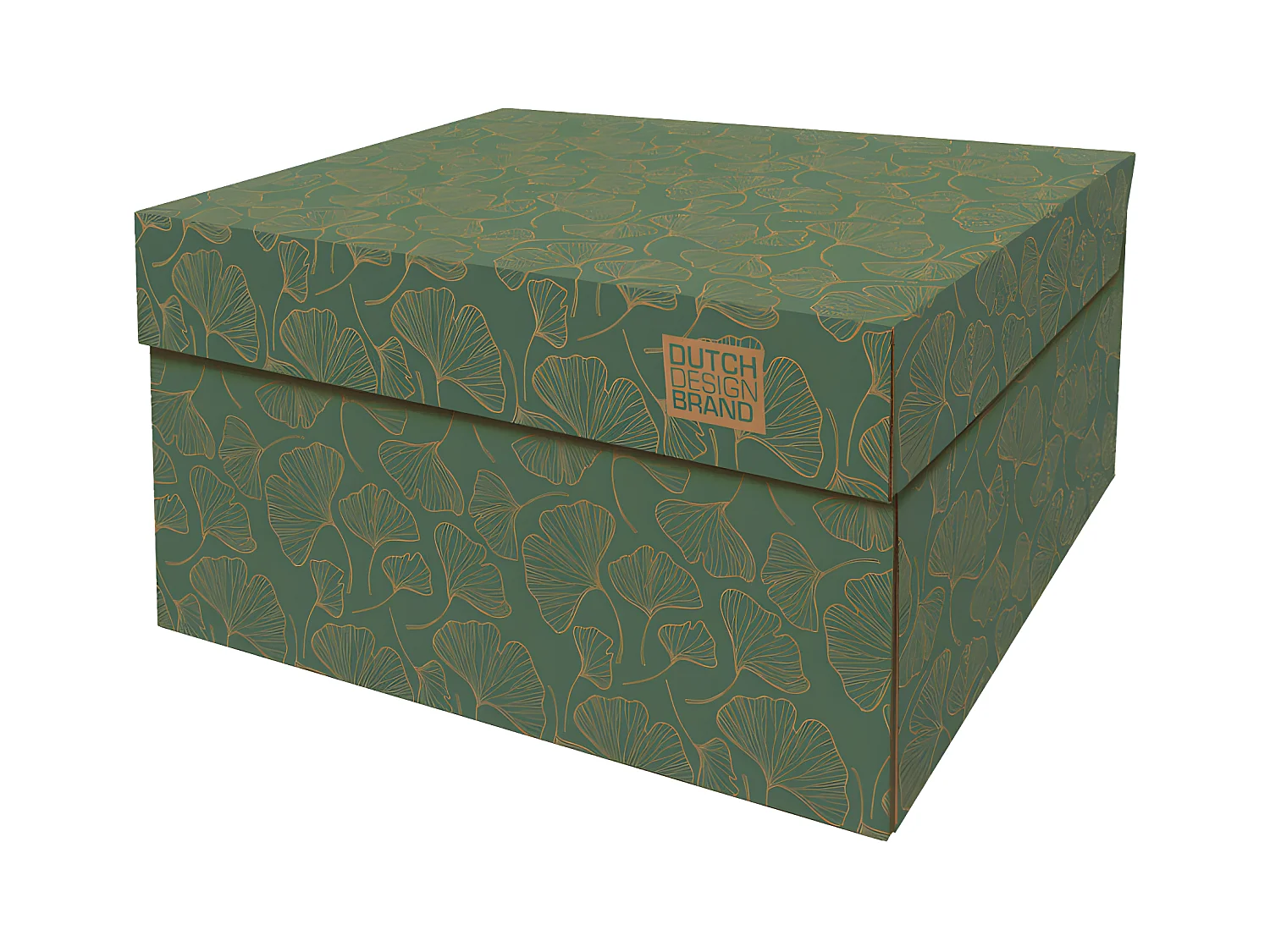 Boite de rangement Gorgeous Ginkgo 39,5x32x21cm Vert  Dutch Design Brand