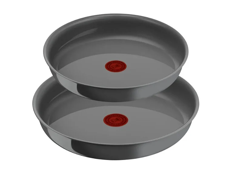 Conjunto de 3 frigideiras Tefal Ingenio Renew com revestimento cerâmico antiaderente, indução, cabo removível, fabricadas na França