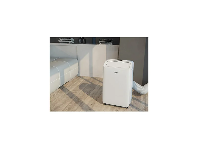 Whirlpool PACF29COW Draagbare Airconditioner 2800W - Wit, Klasse A, HEPA-filter, 6th Sense-technologie