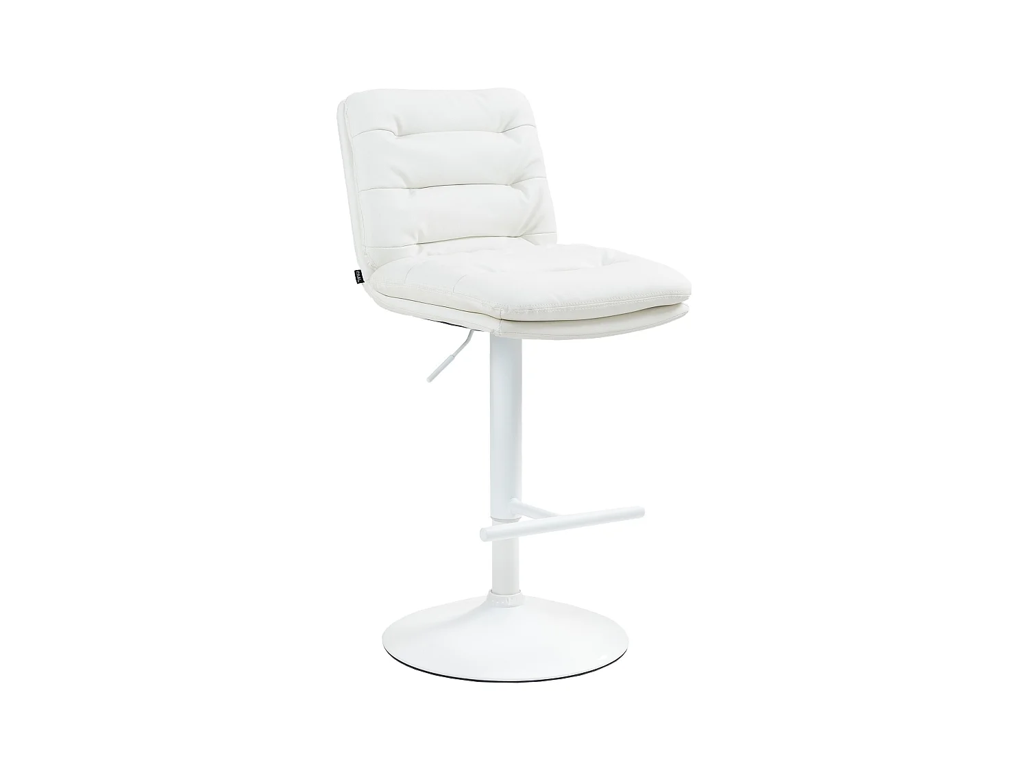 Tabouret de bar - Similicuir & Blanc - Blanc - Damar