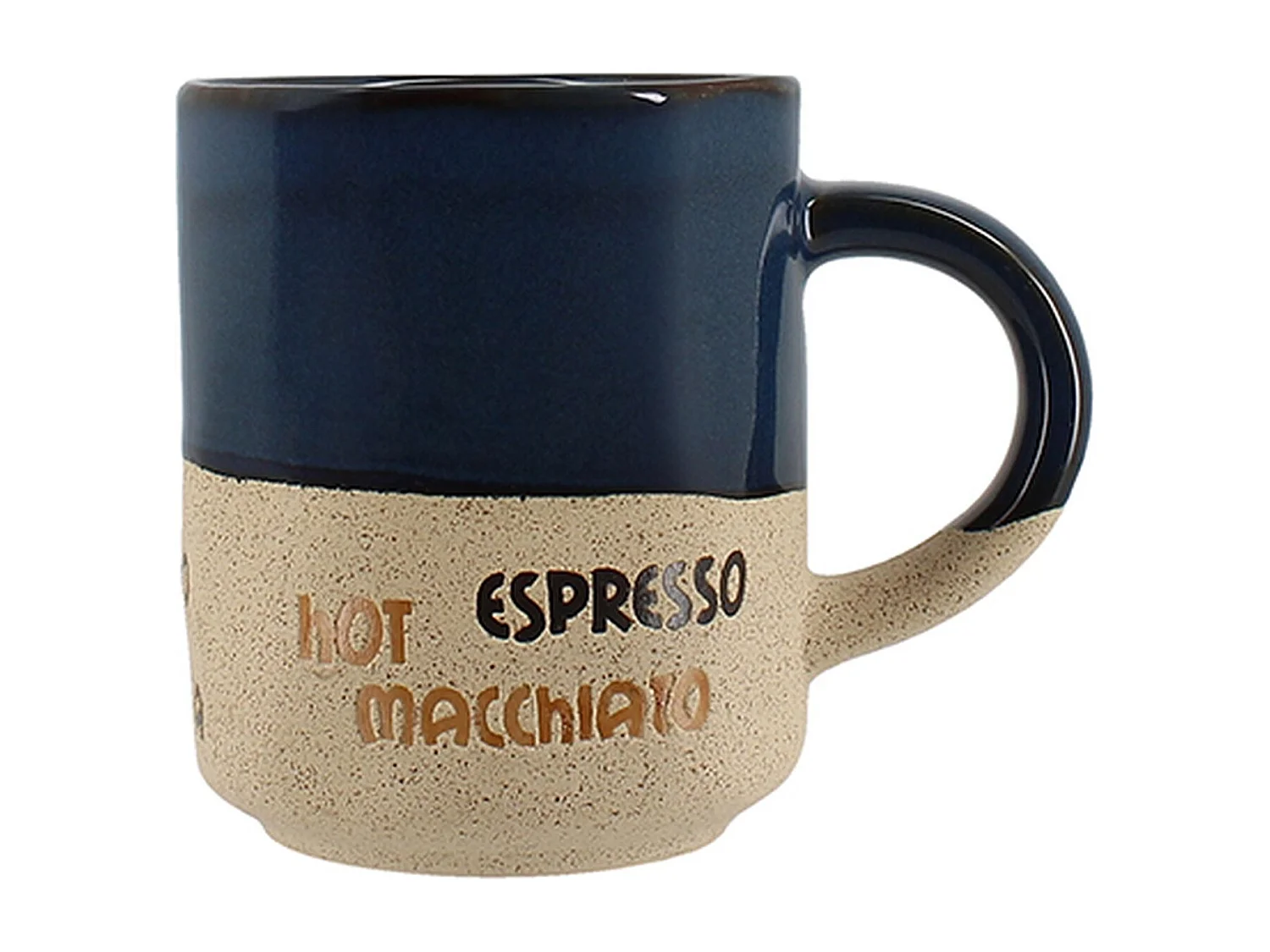 Novastyl - Lot 6 Mugs Macchiato 20cl En Ceramiques 3 Couleurs Assorties