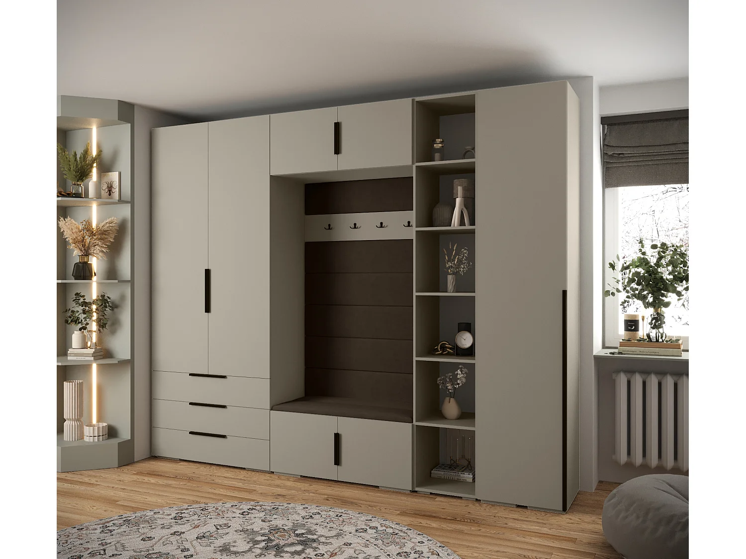 Inova kledingkast Z11 236,7/290/47