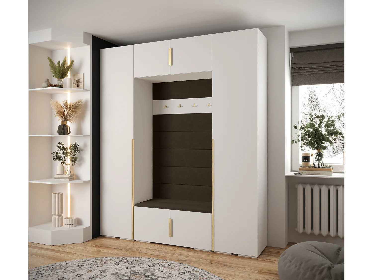 Inova 4 armario con puertas batientes 236,7/200/47