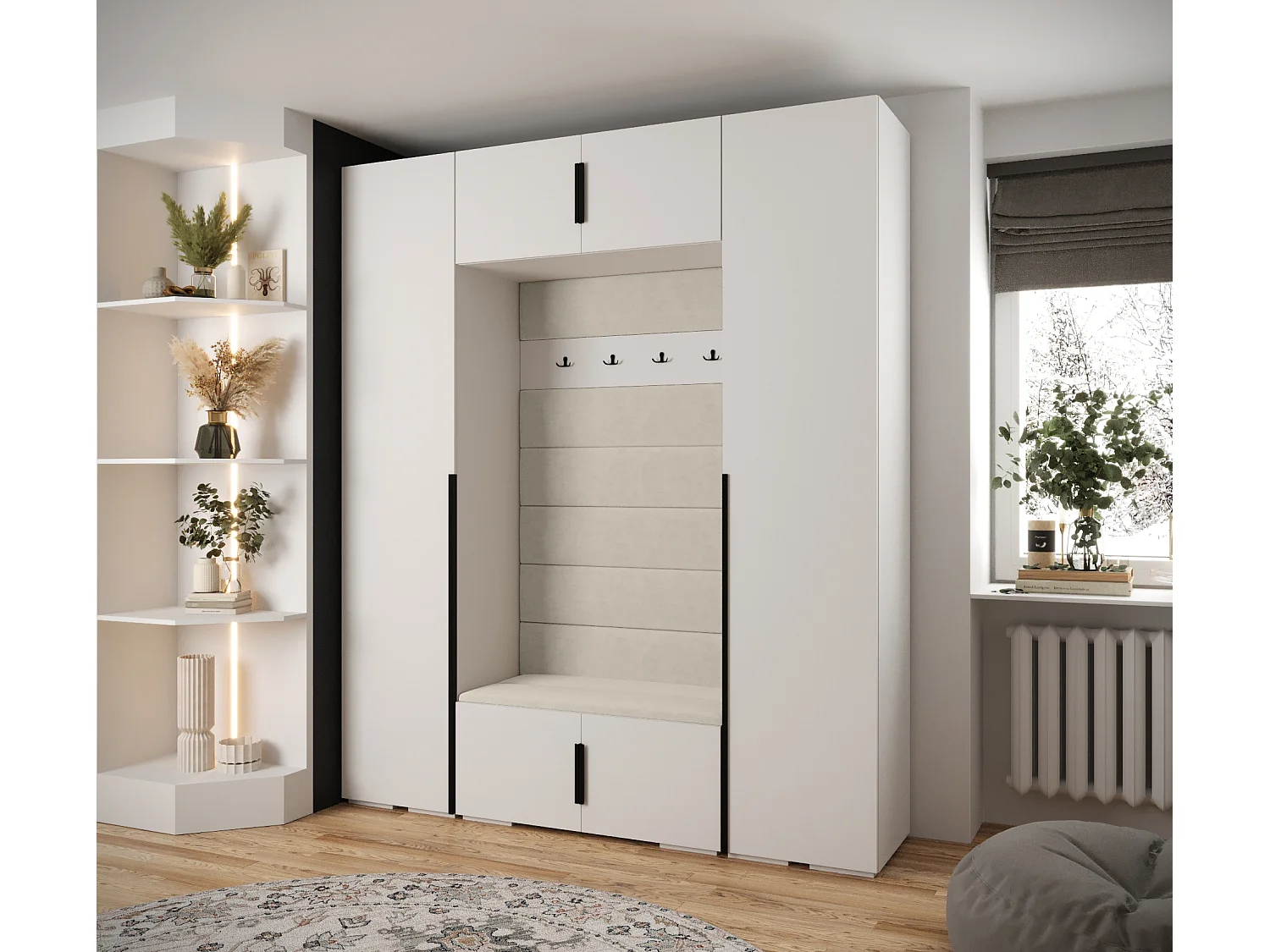 Armadio Inova 1 a ante battenti 236,7/200/47