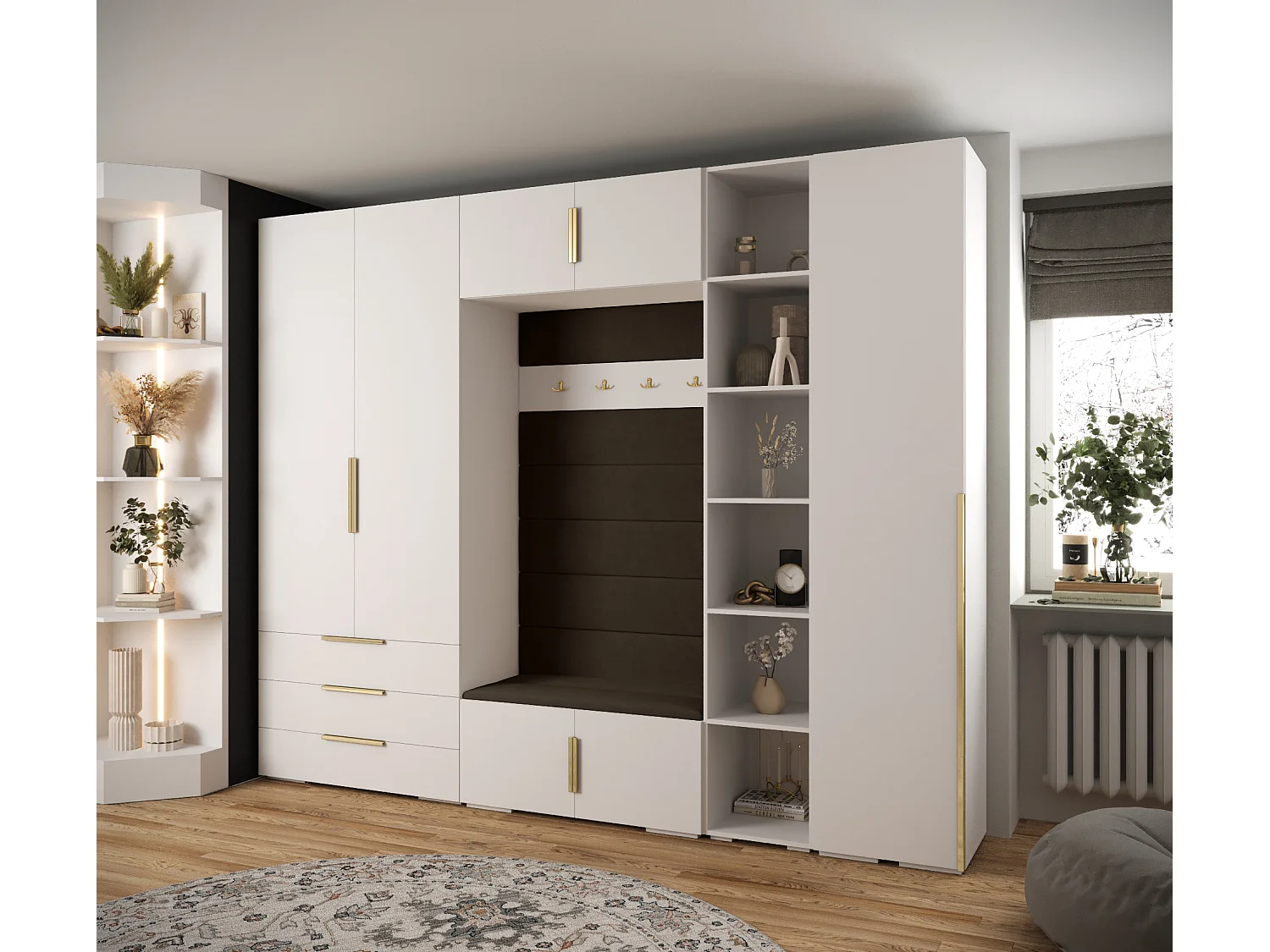 Inova 1 armario con puertas batientes 236,7/290/47