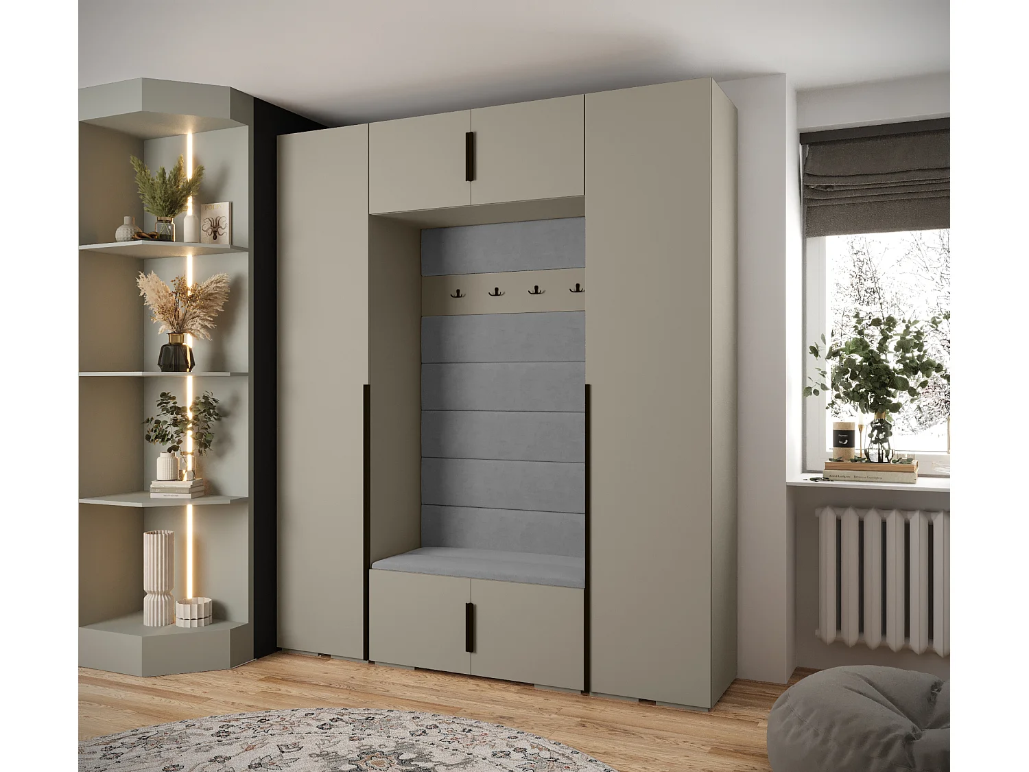 Armadio Inova 1 a ante battenti 236,7/200/47