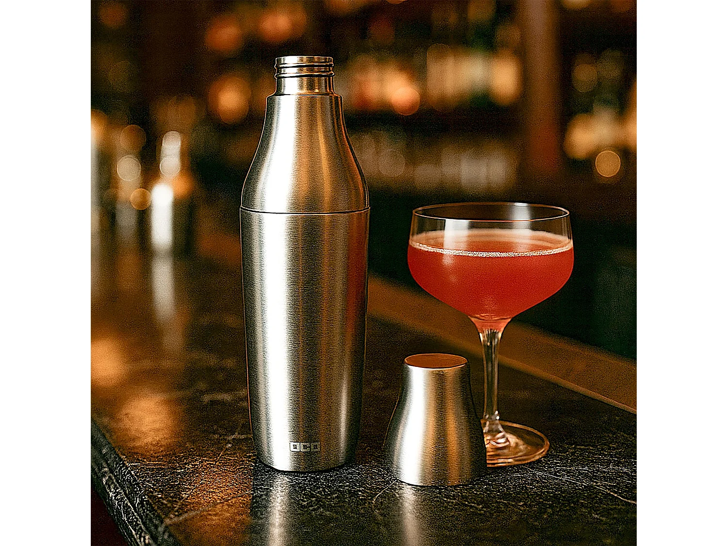 Ogo Living - Shaker A Cocktail Deluxe 600ml En Acier Inoxydable Brosse