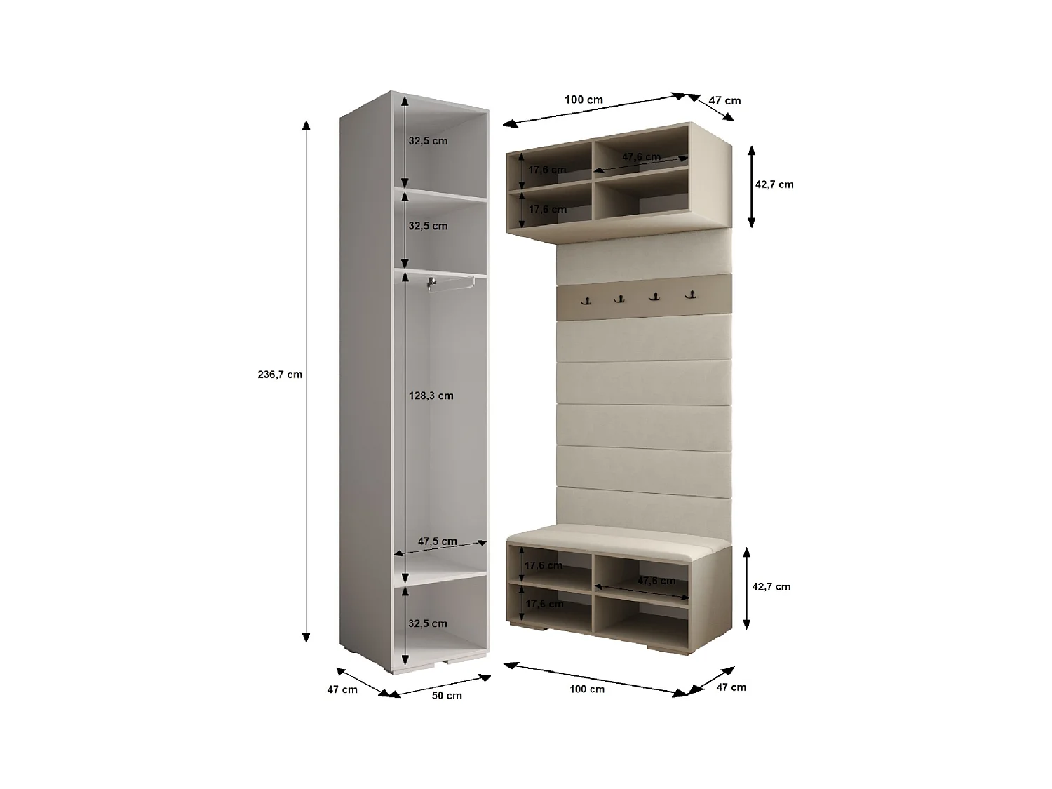 Garde-robe Inova 2 Z19