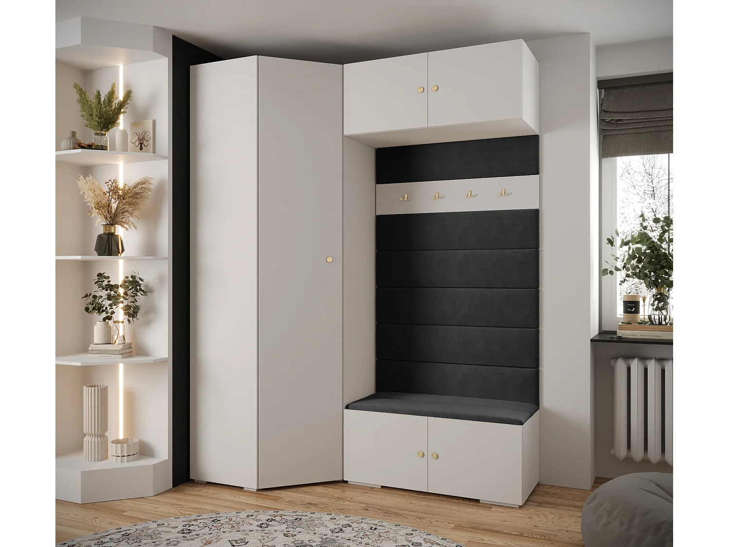 Armadio Inova 2 a ante battenti 236,7/182/47