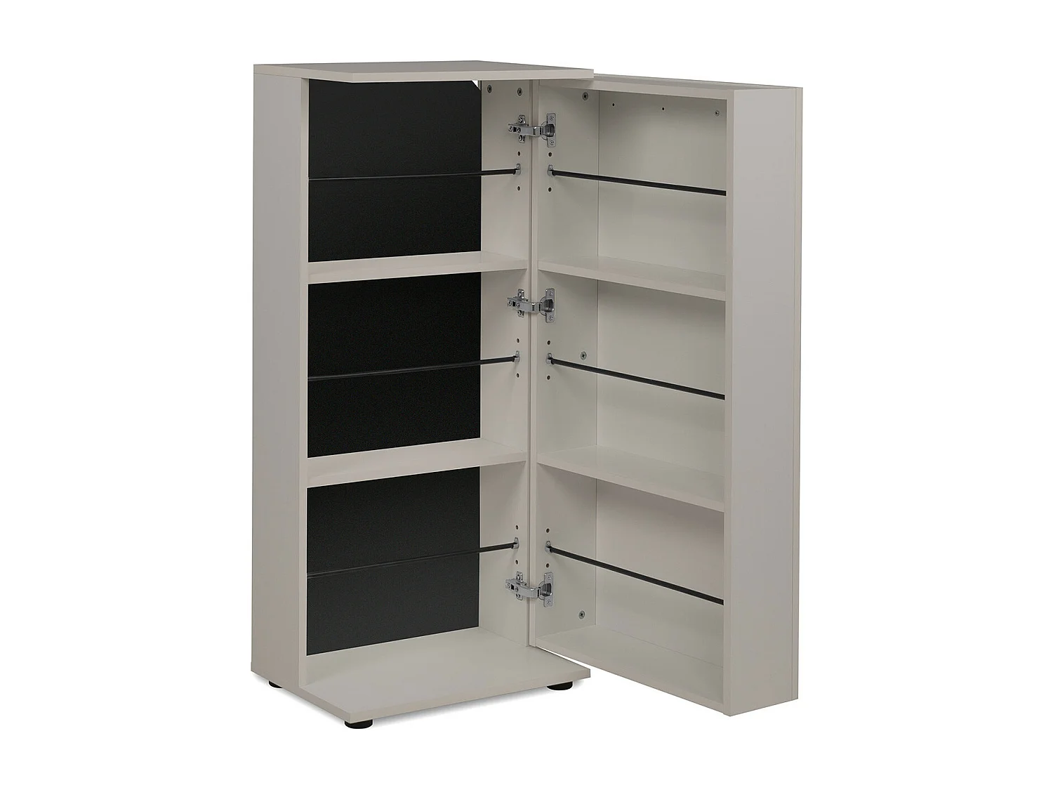 Meuble à chaussures 1 porte beige 50 cm - Diego