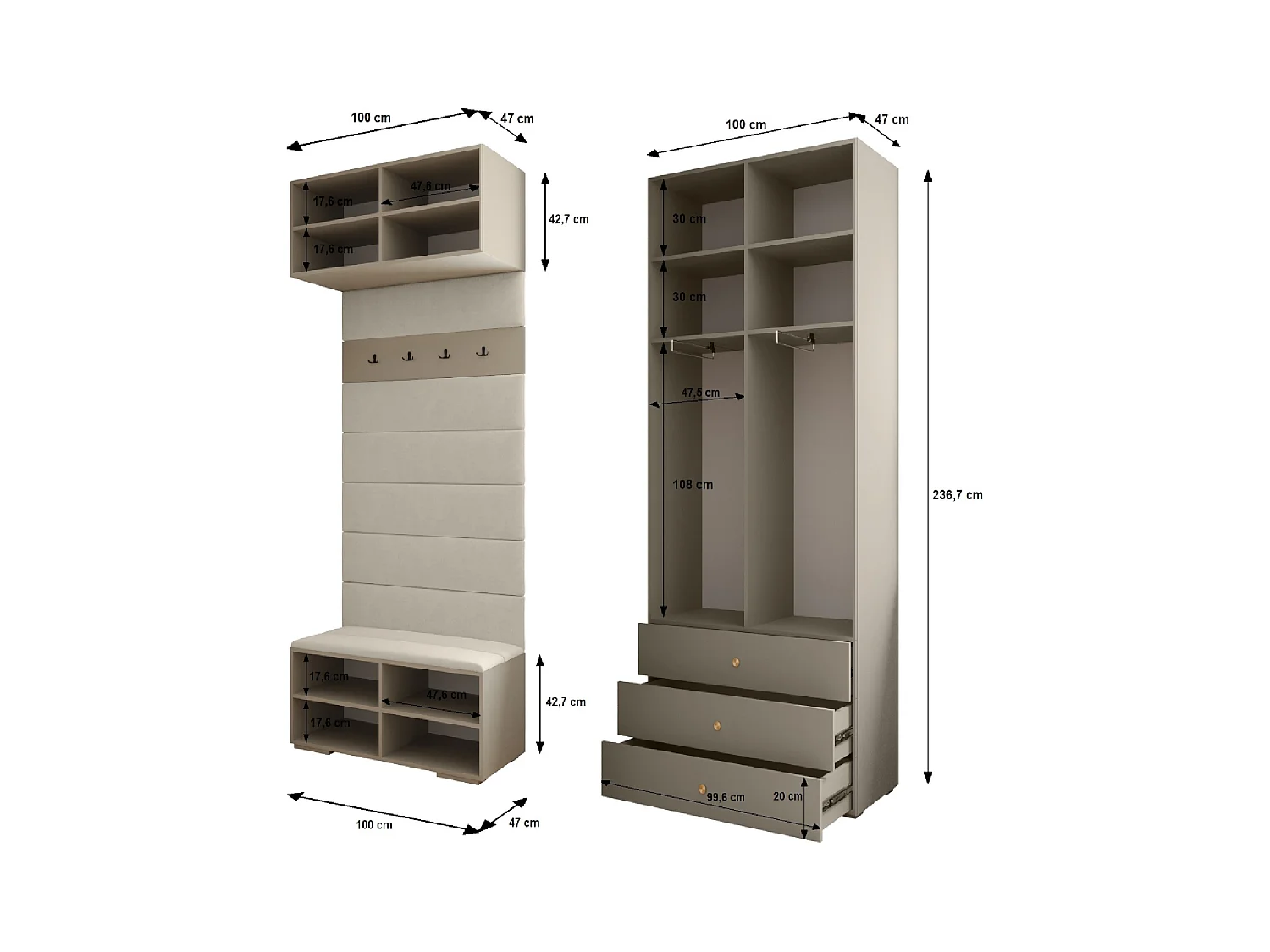 Garde-robe Inova 2 Z12