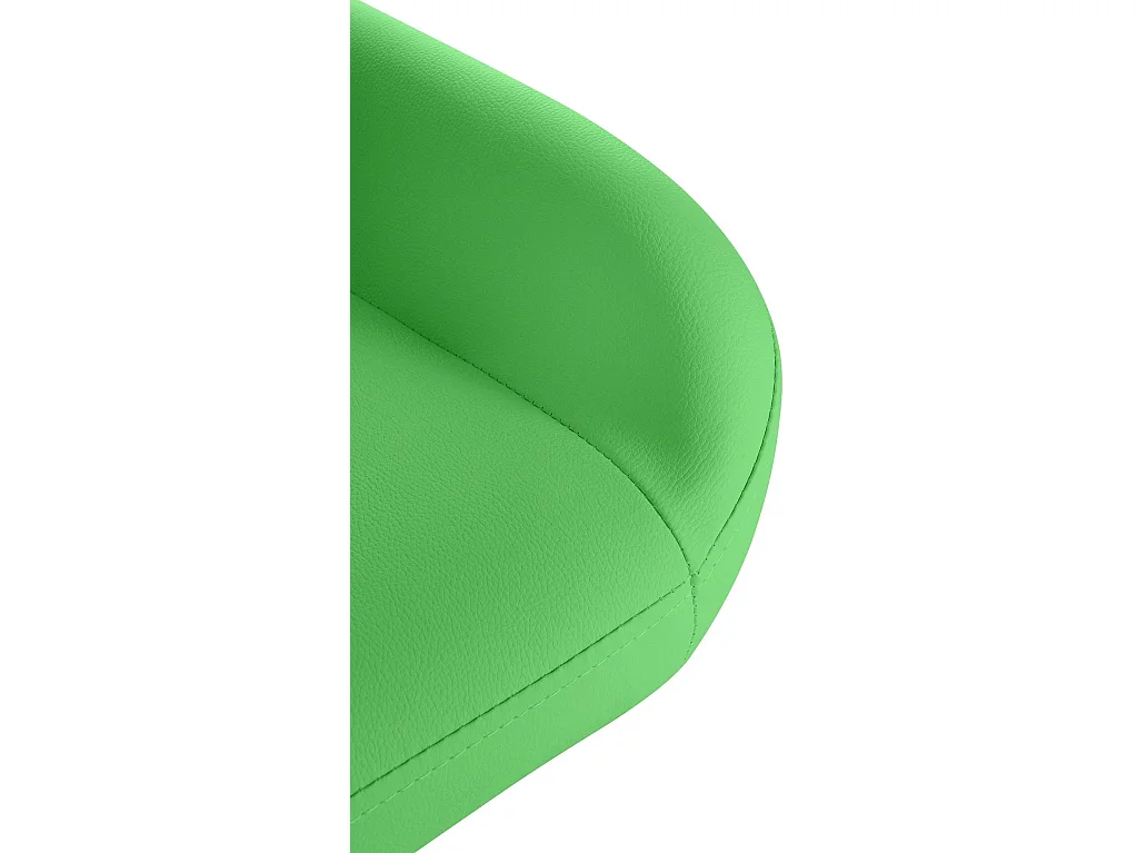 Lot de 2  Tabouret de bar - Similicuir & Métal - Vert - Braga