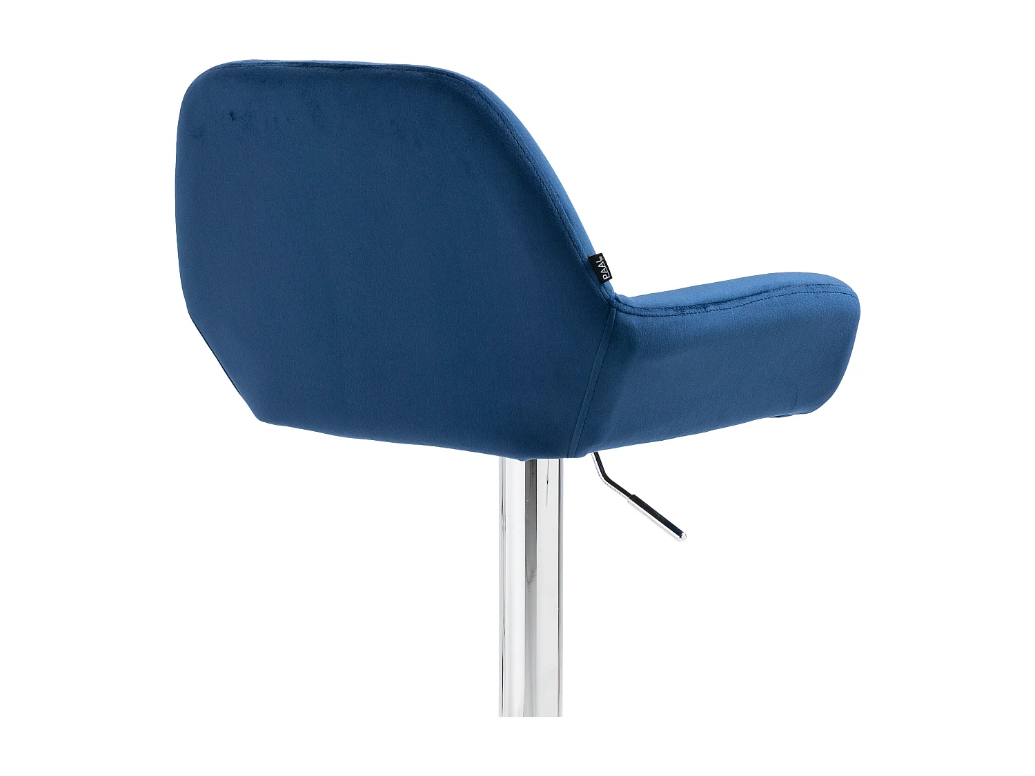 Lot de 2  Tabouret de bar - Velours - Bleu - Braga