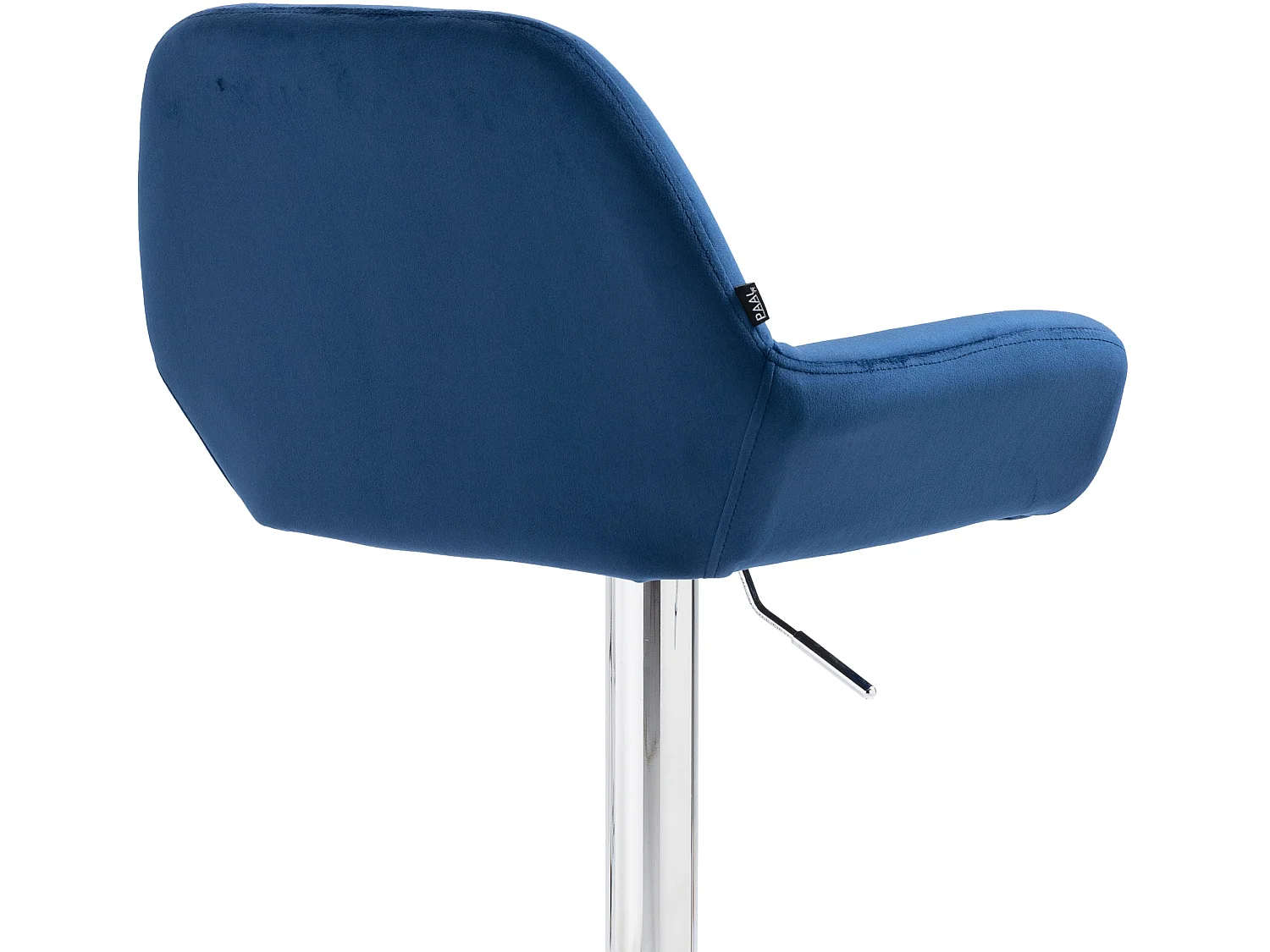 Lot de 2  Tabouret de bar - Velours - Bleu - Braga