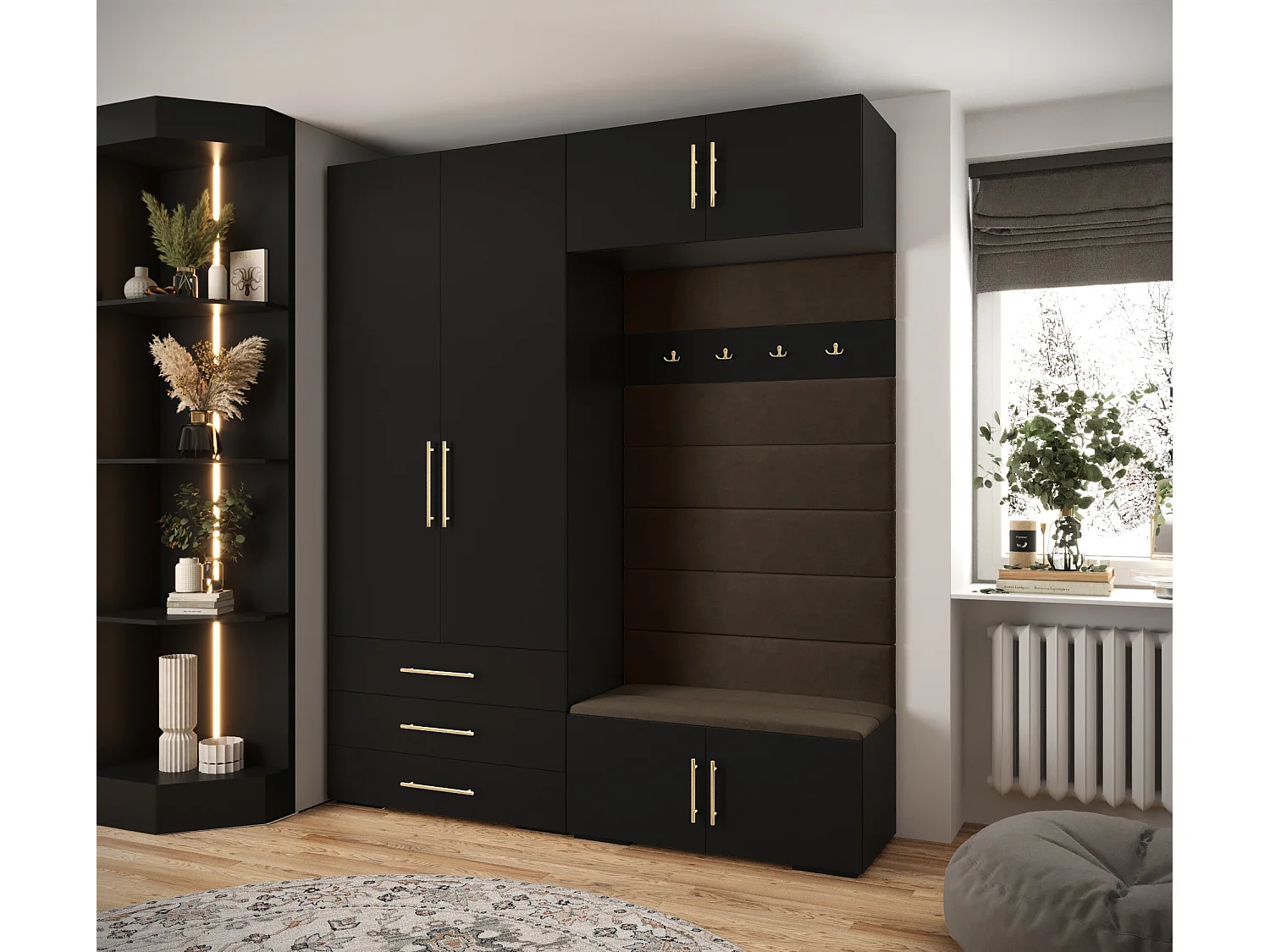 Inova kledingkast Z12 236,7/200/47