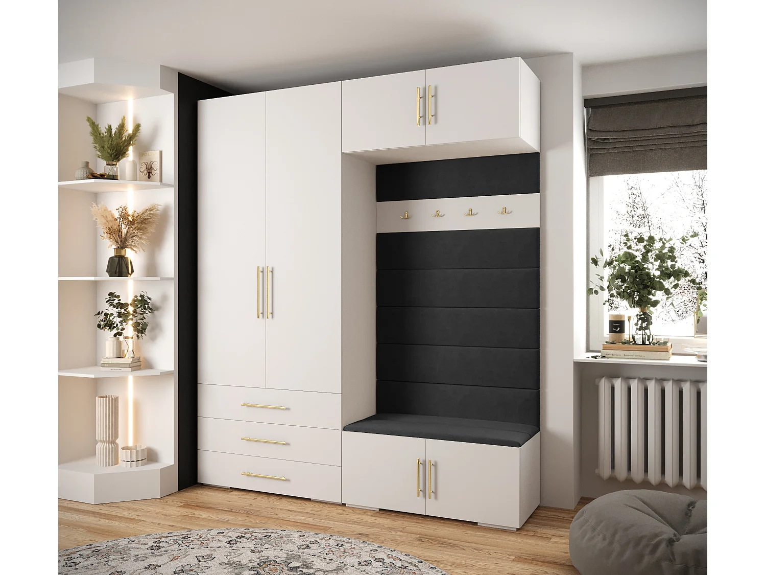 Armadio Inova 3 a ante battenti 236,7/200/47