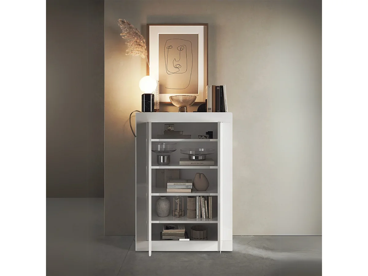 Meubel voor multifunctionele opslag Basic - H115,5 cm