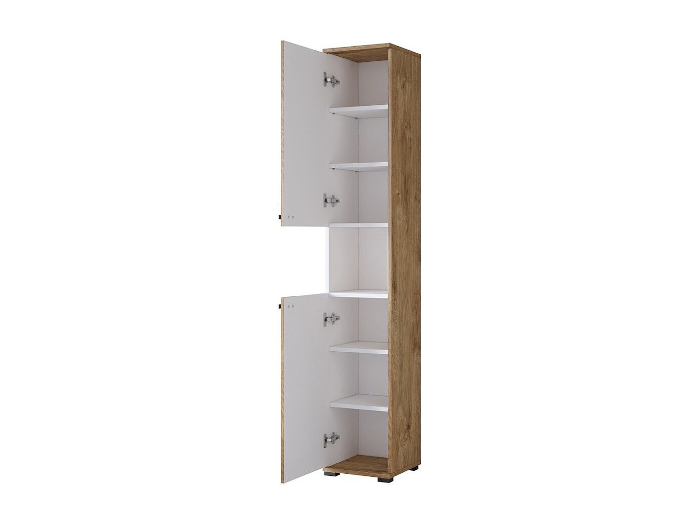 Colonne de salle de bain collection BALEA – 2 portes et 1 niche