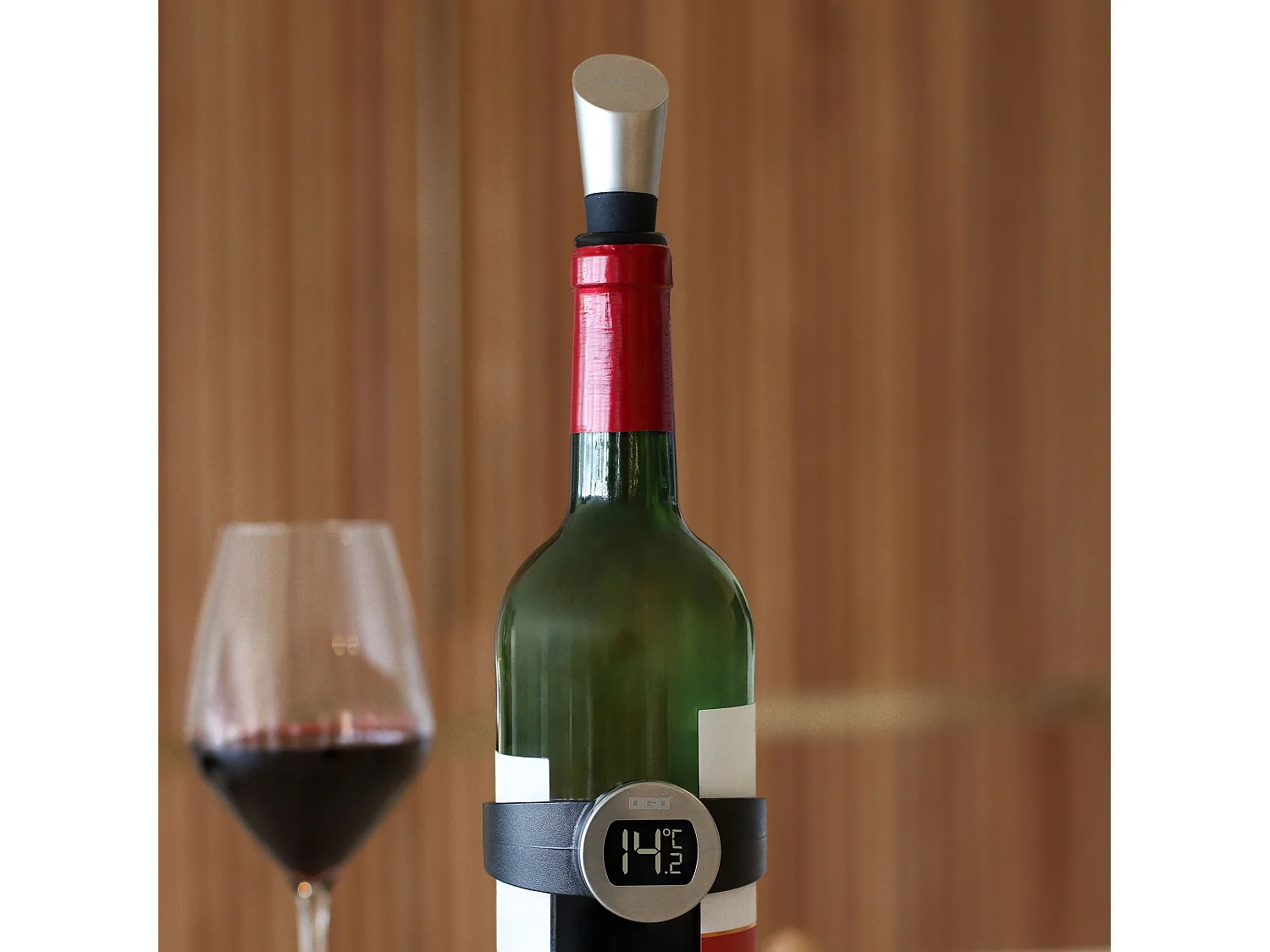 Ogo Living - Bouchon A Vin En Acier Inoxydable Deluxe