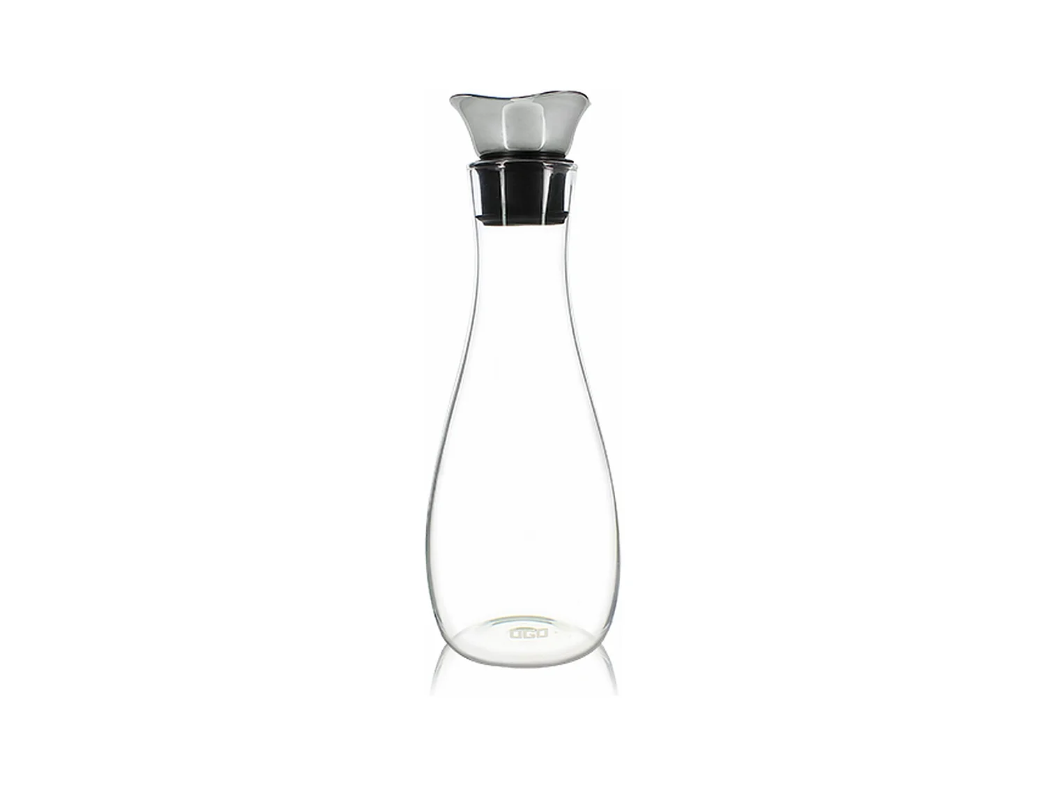 Ogo Living - Carafe Adam 1200ml En Verre Borosilicate Bouchon Acier Inoxydable