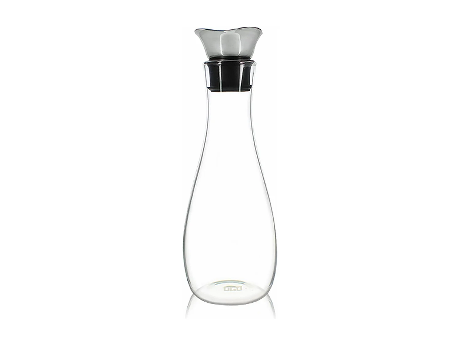 Ogo Living - Carafe Adam 1200ml En Verre Borosilicate Bouchon Acier Inoxydable
