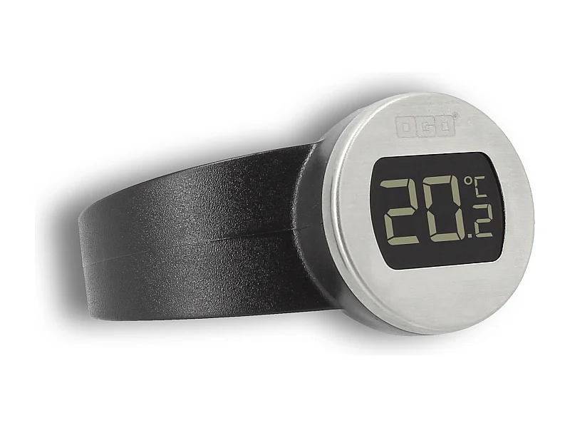 Ogo Living - Thermometre A Vin Digital Deluxe En Acier Inoxydable