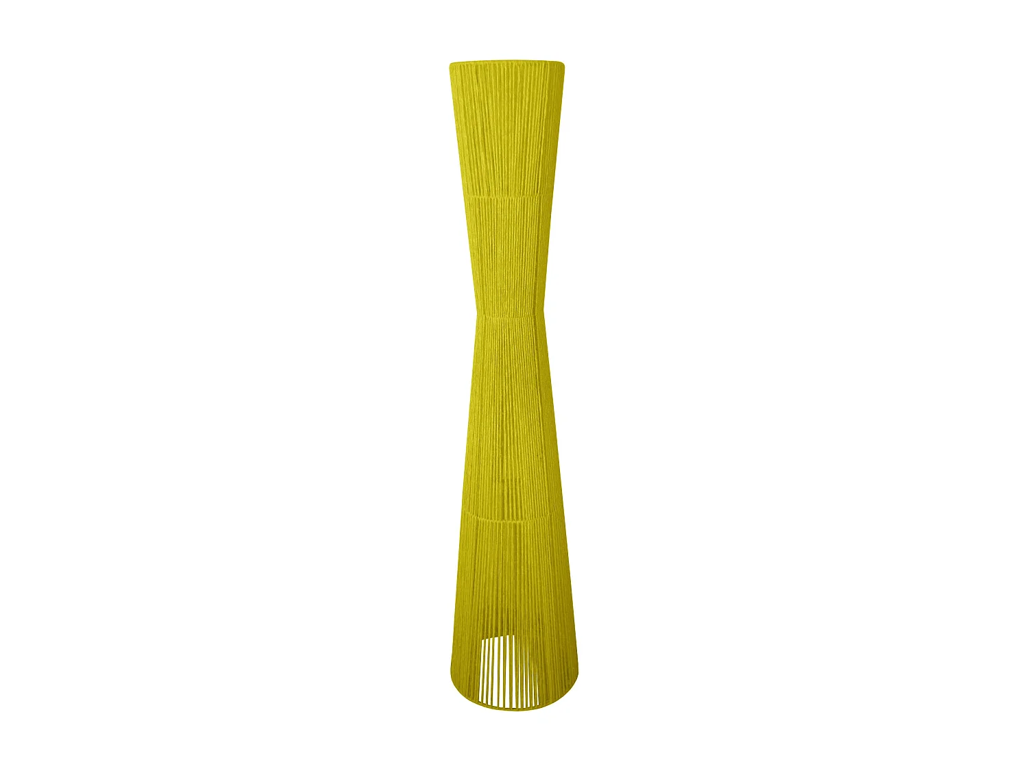 Lámpara de Pie TOSEL ,metal,AMARILLO,A145xD30xP30 cm