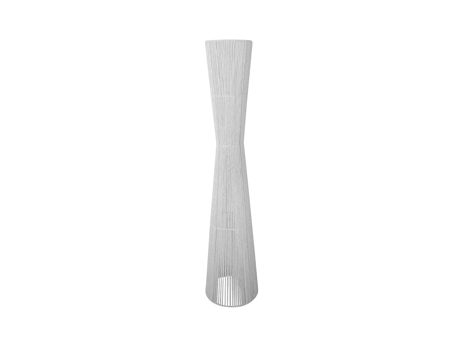 Lampadaire TOSEL ,métal,Blanc ,H 145x D30xP30cm