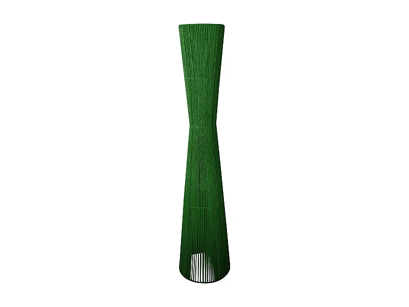 Lampadaire TOSEL ,métal,Vert ,H145xD30xP30cm