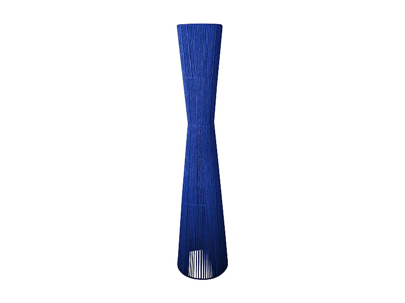 Lampadaire TOSEL ,métal,Bleu,H145xD30xP30cm