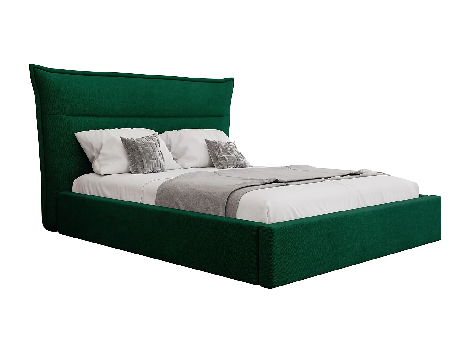 Cama Comfivo 400, Doble, Verde, 160x200, Tapiz, Somieres, 210x224x122cm