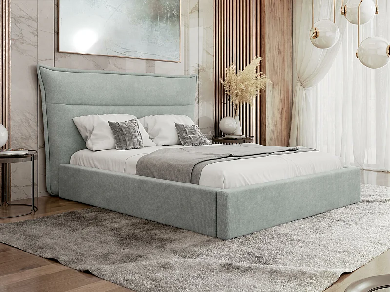 Cama Comfivo 400, Doble, Gris, 180x200, Tapiz, Somieres, 230x224x122cm