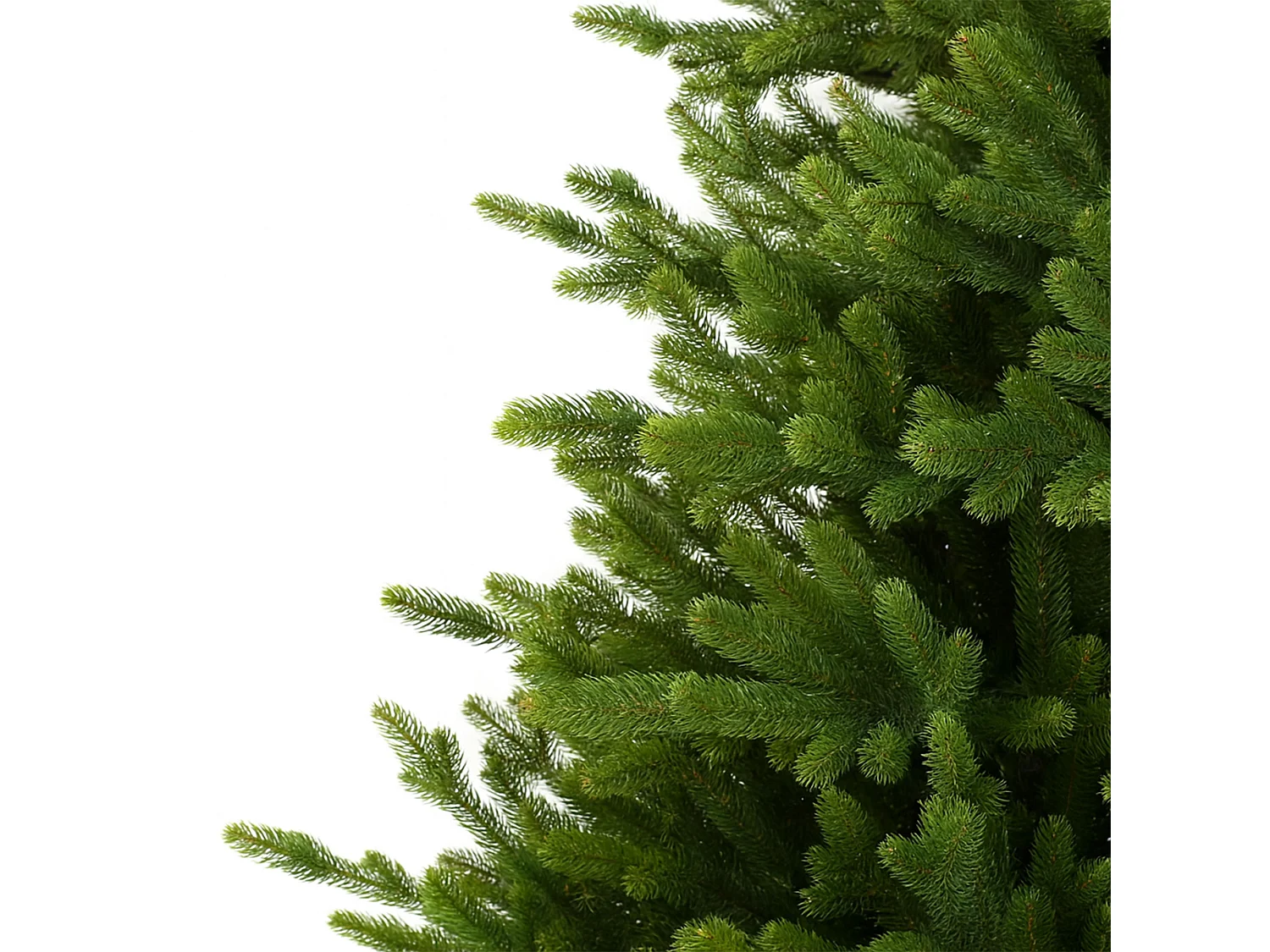 Amstel - Árbol de Navidad de efecto realista en PE y PVC ø142x210H, 1910 puntas