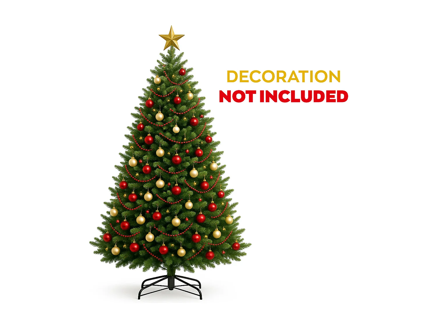 Sapin De Noël Artificiel 210Cm De Socle En Bois, Arbre De Noel Avec