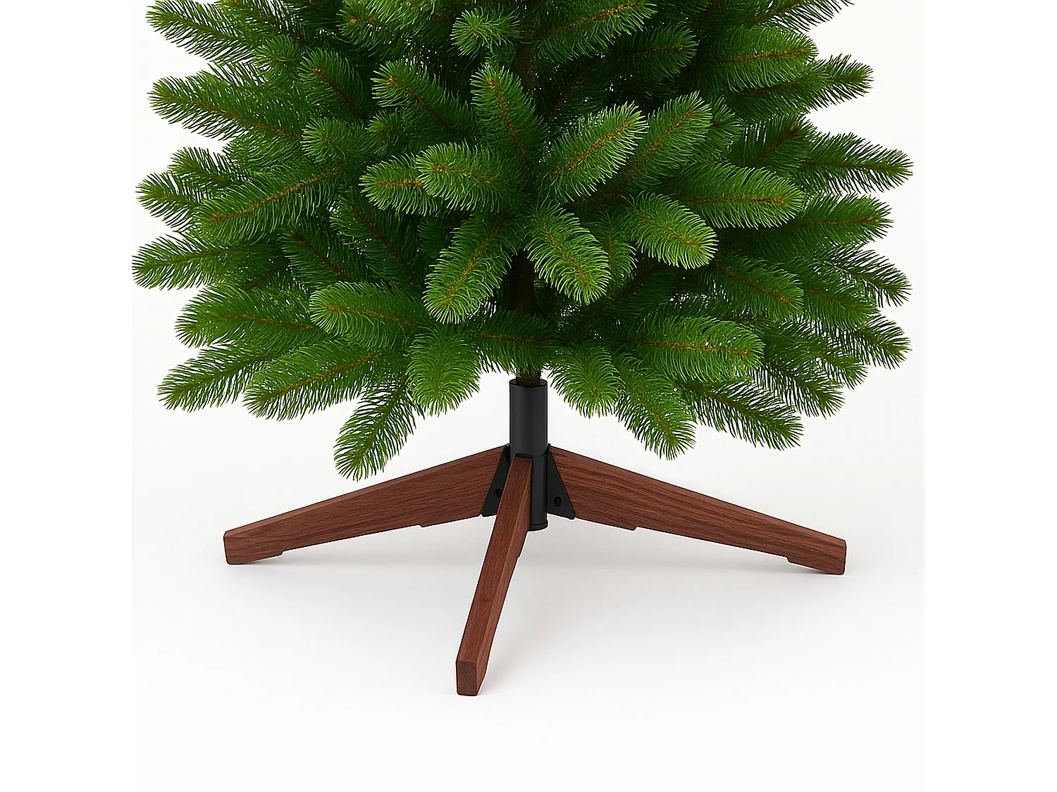 Blitzen - Sapin de Noël effet réaliste en PE et PVC ø104x210H, 1140 branches