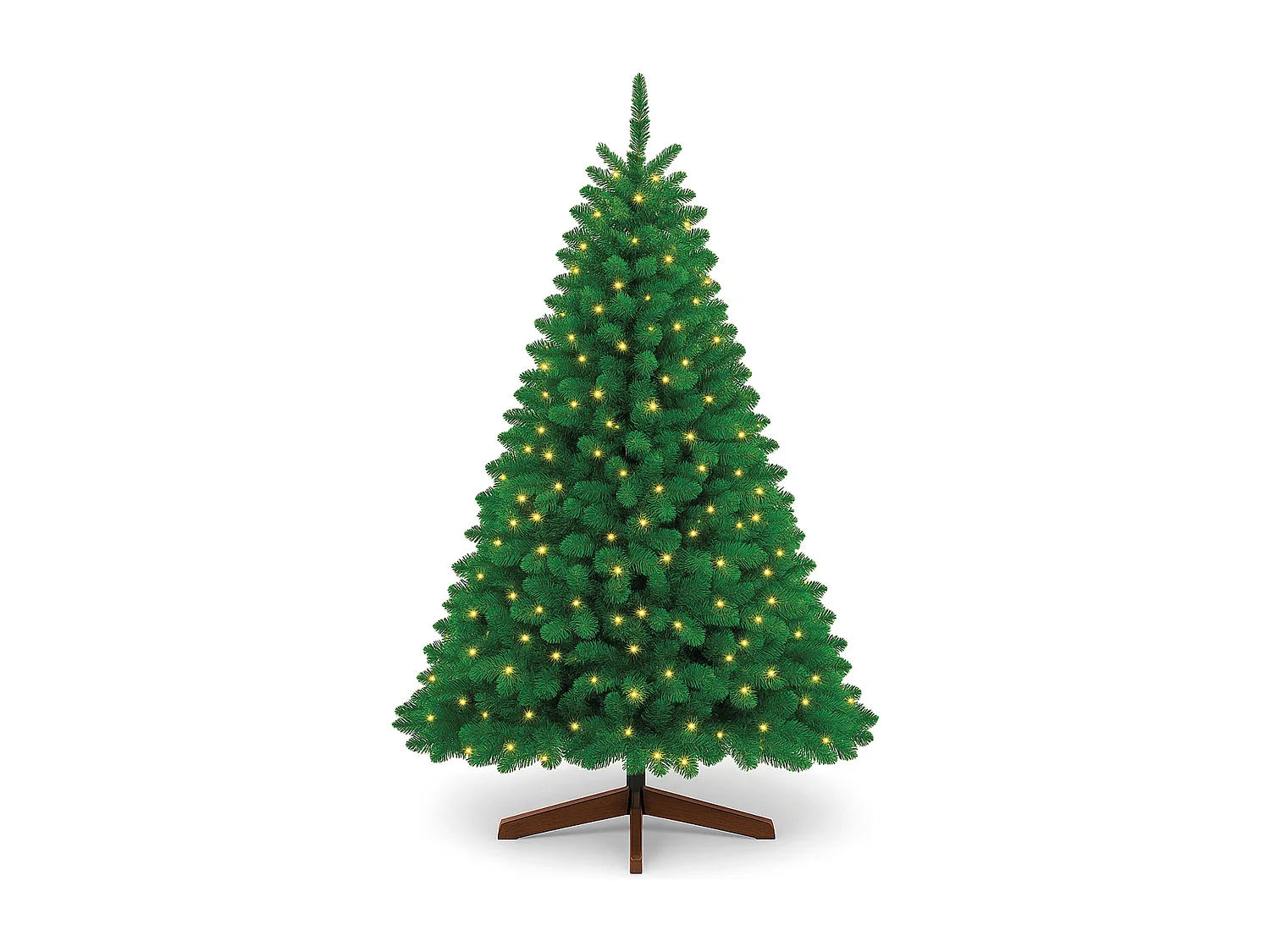 Cupid - Sapin de Noël avec lumières LED ø114 x210H, 1200 branches