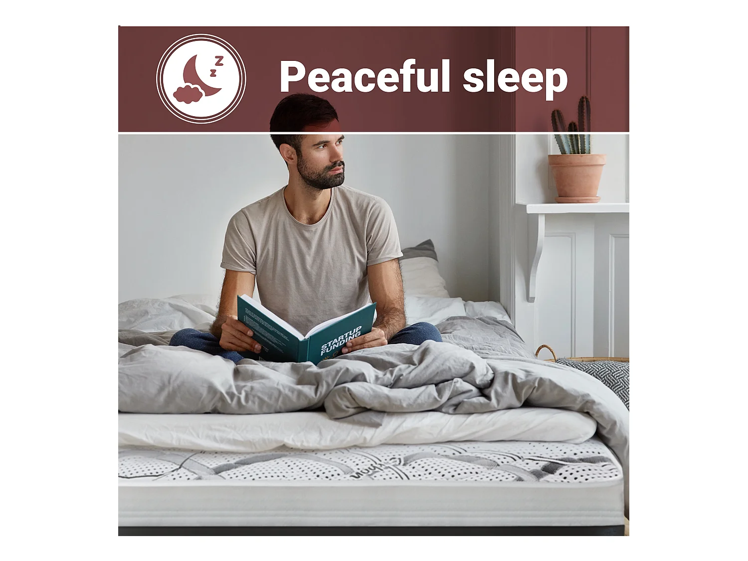 Einzelmatratze 70 x 190 Memory Foam | Premium Qualität | Höhe 27 cm | Made in Italy