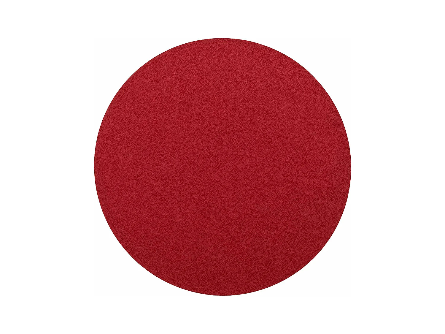 Set de table rond 38 cm Grani rouge
