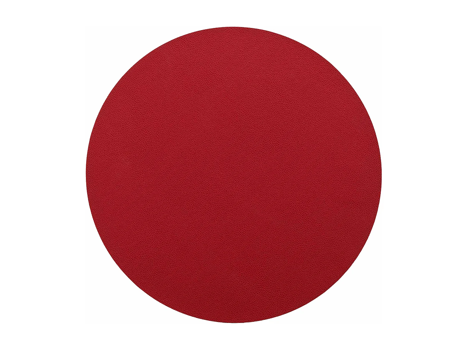 Set de table rond 38 cm Grani rouge