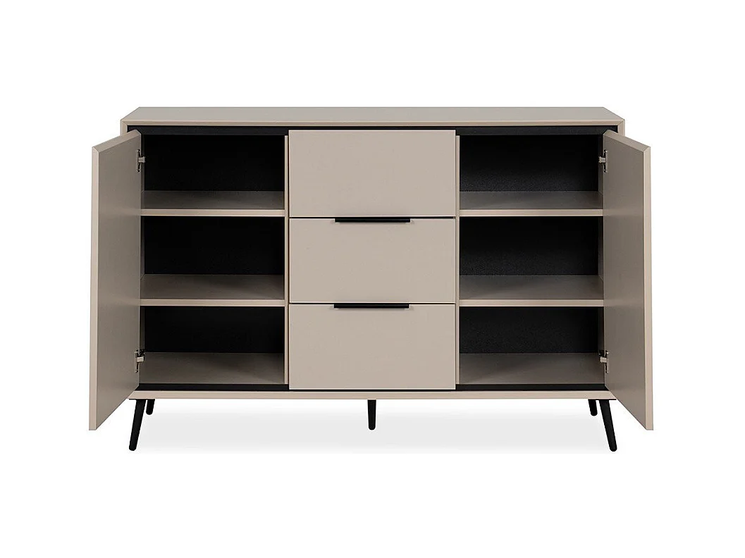 Buffet 2 Portes et 3 Tiroirs L135 cm - ARONA