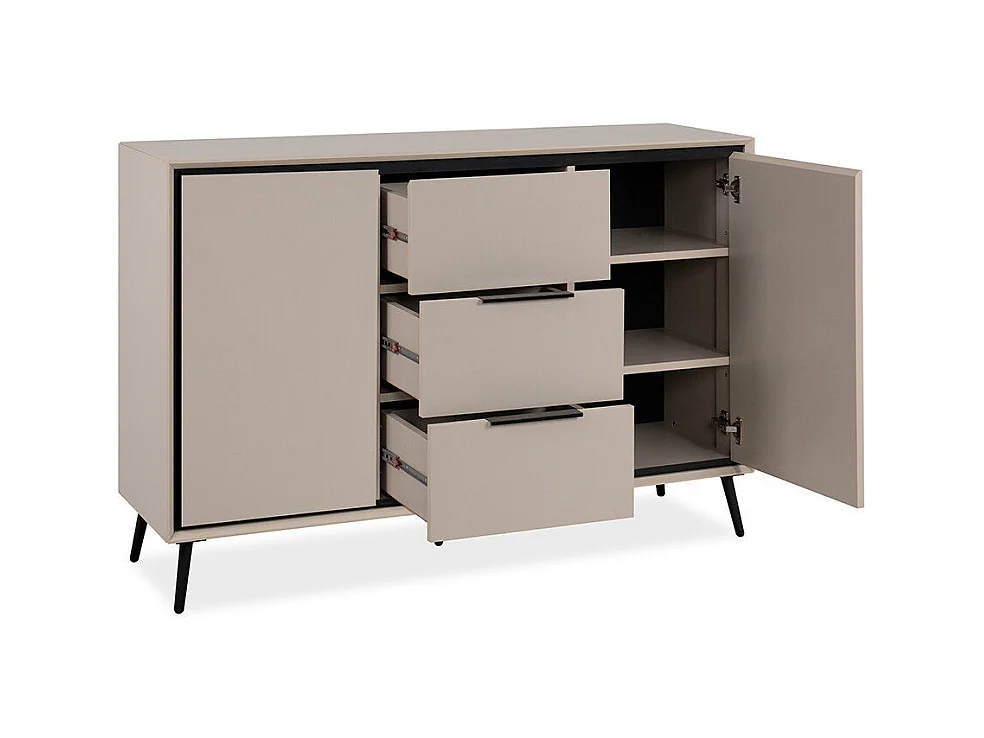 Buffet 2 Portes et 3 Tiroirs L135 cm - ARONA