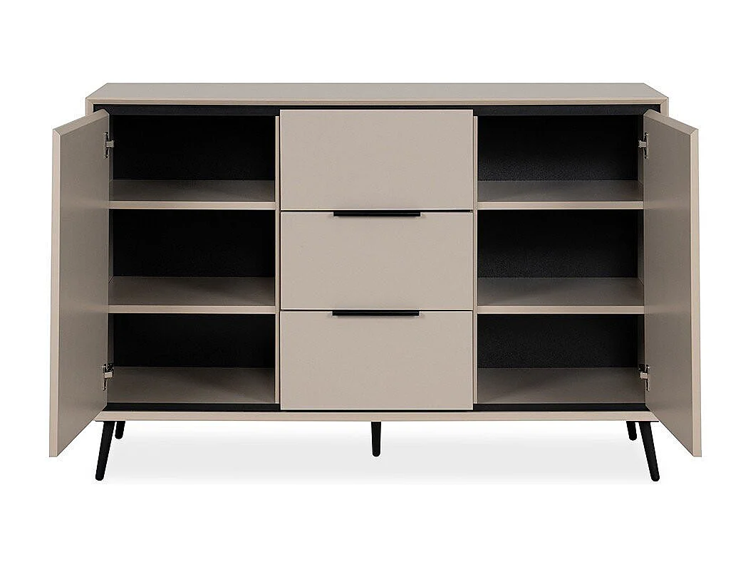 Buffet 2 Portes et 3 Tiroirs L135 cm - ARONA