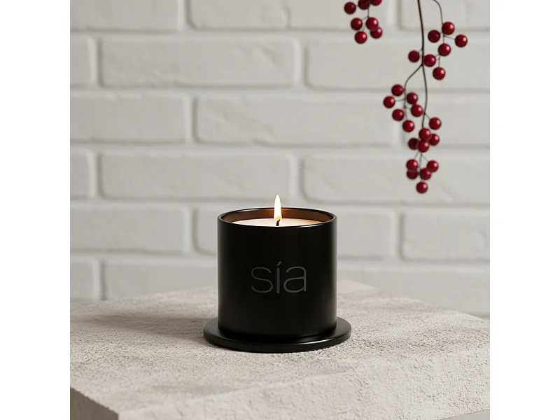 Bougie Parfumée Bella Figue - Noir