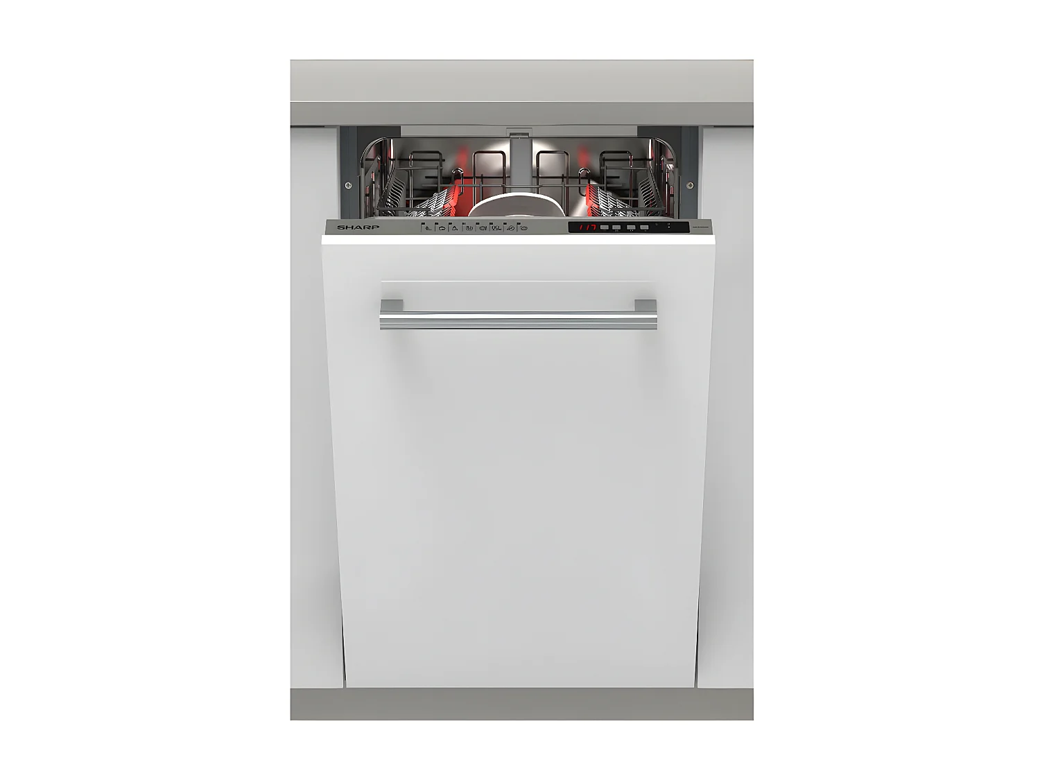 Lave-vaisselle encastrable SHARP 10 Couverts 45cm E, QWI1GI47EX